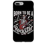 Custodia per iPhone 7 Plus/8 Plus Born To Be A Rockstar Rock N Roll Rock Band Chitarrista Punk