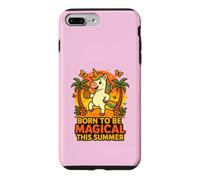 Custodia per iPhone 7 Plus/8 Plus Born to Be Magical Summer Vibes Ananas Unicorno