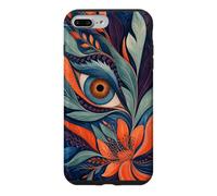 Custodia per iPhone 7 Plus/8 Plus Botanico Occhio Come Simbolo Astratto Simbolo Mistico Estetica