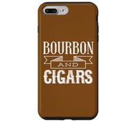 Custodia per iPhone 7 Plus/8 Plus Bourbon e sigari stile vintage invecchiato