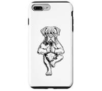 Custodia per iPhone 7 Plus/8 Plus Boxer Yoga Cucciolo Cane Divertente Cane Albero Posa Vrikshasana