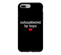 Custodia per iPhone 7 Plus/8 Plus Boy Mom Outnumbered By Boys Mama,I Love My Sons,Mom of Boys