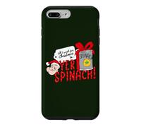 Custodia per iPhone 7 Plus/8 Plus Braccio di Ferro Tutto quello che voglio per Natale sono i tuoi spinaci!