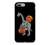 Custodia per iPhone 7 Plus/8 Plus Brachiosaurus Apatosaurus Dinosauro Scheletro Zucca Dino Boy