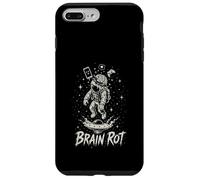 Custodia per iPhone 7 Plus/8 Plus Brain Rot Astronauta Grafica Surreale Spazio Gamer Meme Regalo