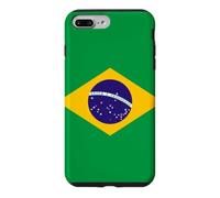 Custodia per iPhone 7 Plus/8 Plus Brazil Flag Colors Brazilian Gift for Brazilians