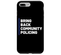 Custodia per iPhone 7 Plus/8 Plus Bring Back Community Policing Police Resource Officer Cops