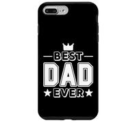 Custodia per iPhone 7 Plus/8 Plus Buffy Crown Joke Retro Papa Daddy Family, da uomo