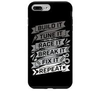 Custodia per iPhone 7 Plus/8 Plus Build It Tune It Race It Break It Fix It Repeat Car Lover