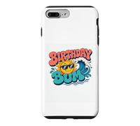 Custodia per iPhone 7 Plus/8 Plus Bum di compleanno | Retro Groovy Sun Ocean Beach Estate
