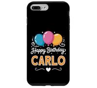 Custodia per iPhone 7 Plus/8 Plus Buon compleanno Carlo