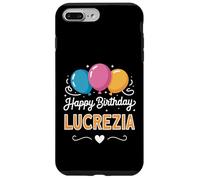 Custodia per iPhone 7 Plus/8 Plus Buon compleanno Lucrezia