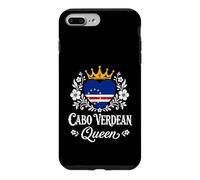 Custodia per iPhone 7 Plus/8 Plus Cabo Verdean Queen Cabo Verde Flag Proud Cabo Verdean Woman