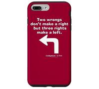 Custodia per iPhone 7 Plus/8 Plus Caddyshack Two Wrongs Don't Make a Right
