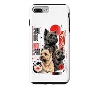 Custodia per iPhone 7 Plus/8 Plus Cairn Terrier Piccolo Cane Enorme Spirito Comico Grafica