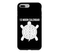 Custodia per iPhone 7 Plus/8 Plus Calendario lunare con 13 tartarughe lunari e conchiglie