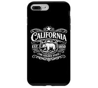 Custodia per iPhone 7 Plus/8 Plus California 1850 Orso Vintage Socal Norcal Los Angeles State