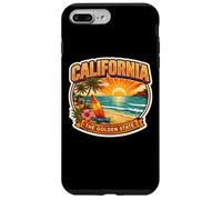Custodia per iPhone 7 Plus/8 Plus California The Golden State Souvenir Memorabilia dei visitatori