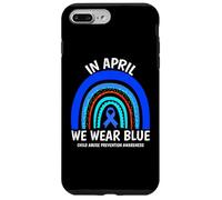 Custodia per iPhone 7 Plus/8 Plus Camicia per abusi di bambini - Mese di sensibilizzazione per la prevenzione degli abusi di bambini