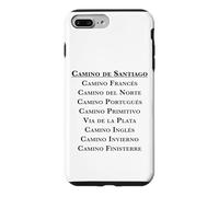 Custodia per iPhone 7 Plus/8 Plus Cammino di Santiago Itinerario francese nord portoghese
