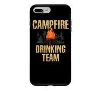 Custodia per iPhone 7 Plus/8 Plus Campers Gift - Campfire Drinking Team Camping Outdoors Funny