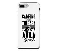 Custodia per iPhone 7 Plus/8 Plus Camping Is My Therapy Avila Beach California Campeggio per famiglie