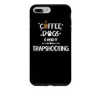Custodia per iPhone 7 Plus/8 Plus Cani da caffè e traptiro | Skeet Trap Clay Shooting