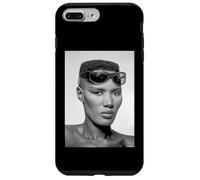 Custodia per iPhone 7 Plus/8 Plus Cantante Grace Jones Caldo Similpelle Era 1980 Allan Ballard