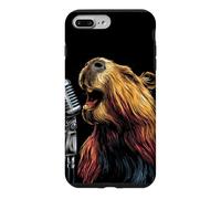 Custodia per iPhone 7 Plus/8 Plus Capibara canto piacevole per ragazzi e ragazze karaoke