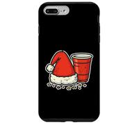 Custodia per iPhone 7 Plus/8 Plus Cappello da Babbo Natale con coppa rossa