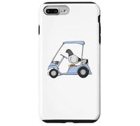 Custodia per iPhone 7 Plus/8 Plus Carino carrello da golf con uccello per golfisti e bambini