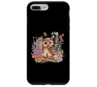 Custodia per iPhone 7 Plus/8 Plus Carino Cottagecore Gufo Floreale Estetica Ragazze Donne Grafica