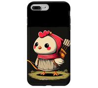 Custodia per iPhone 7 Plus/8 Plus Carino Cupido Pollo Cerca Animali e Amanti Dell'amore