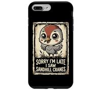Custodia per iPhone 7 Plus/8 Plus Carino Kawaii Baby Sandhill Gru Bird Lover