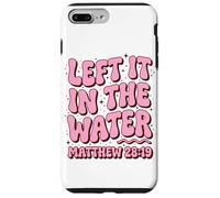 Custodia per iPhone 7 Plus/8 Plus Carino rosa lasciato nell'acqua Matthew 28:19