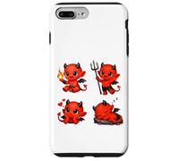 Custodia per iPhone 7 Plus/8 Plus Carino Rosso Baby Devil Character Set Forme Mania