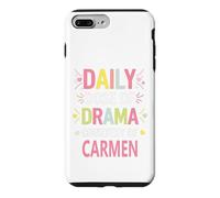 Custodia per iPhone 7 Plus/8 Plus CARMEN Personalized Name Funny Cute Custom CARMEN Name