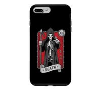 Custodia per iPhone 7 Plus/8 Plus Carta dei Tarocchi della Morte Astrologia del Tristo Mietitore Occulto