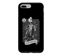 Custodia per iPhone 7 Plus/8 Plus Carta dei tarocchi della somma sacerdotessa Astrologia femminista oscura occulta