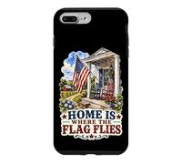 Custodia per iPhone 7 Plus/8 Plus Casa, dove vola la bandiera Americana patriottica
