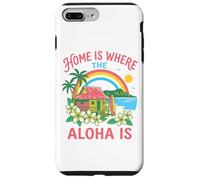 Custodia per iPhone 7 Plus/8 Plus Casa è dove l'Aloha è Hawaiian Beach Surf Paradise Art