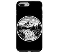 Custodia per iPhone 7 Plus/8 Plus Cascata Montagne Escursioni Natura All'aperto Avventura