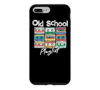 Custodia per iPhone 7 Plus/8 Plus Cassette Tape Music 80s Old School Playlist Vintage Eighties