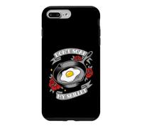 Custodia per iPhone 7 Plus/8 Plus Cast Iron Skillet Don't Soap My Skillet Cooking Joke