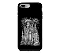 Custodia per iPhone 7 Plus/8 Plus Castello Gotico per Amanti dell'Architettura Fantastica