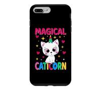 Custodia per iPhone 7 Plus/8 Plus Cat and Unicorn Caticorn Magical Funny Kitten Cats Lovers