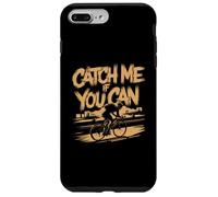 Custodia per iPhone 7 Plus/8 Plus Catch Me If You Can Cycling | Divertente attrezzatura da motociclista retrò