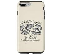 Custodia per iPhone 7 Plus/8 Plus Catch of the Day Club, design vintage a forma di pesce invecchiato