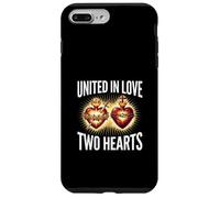 Custodia per iPhone 7 Plus/8 Plus Cattolico Immacolato e Sacro Cuore
