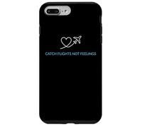 Custodia per iPhone 7 Plus/8 Plus Cattura voli non sentimenti Viaggio Mood Adventure